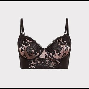 Lace Harness Longline Underwire Bralette